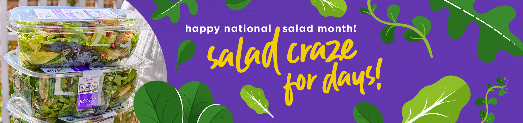 happy national salad month! salad craze for days!