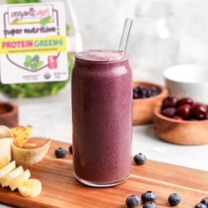 cherry protein smoothie - iloveorganicgirl
